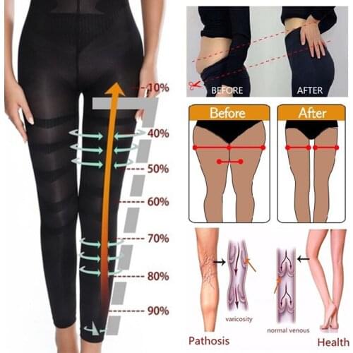 Shapewear Anti Cellulite Compression Leggings Leg Slimming Body Shaper High Waist Tummy Control Panties Thigh Sculpting Slimmer