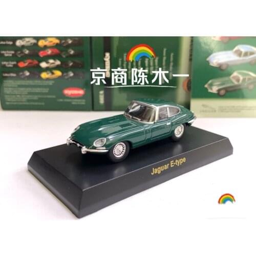 KYOSHO 1:64 Jaguar E-type Antique car Collect die casting alloy trolley model