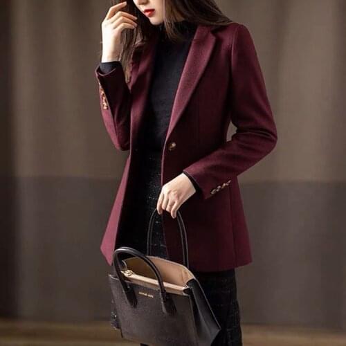 New Fashion Business Suits Women Work Office Ladies Long Sleeve Spring High Quality Casual Blazer