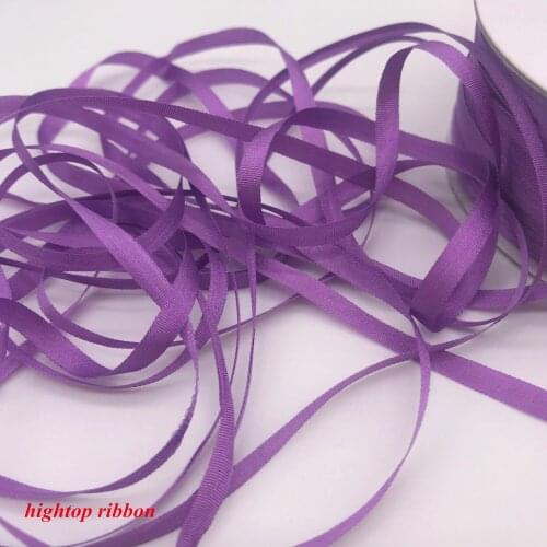 New arrival color 4mm silk ribbon 100% Real Pure Silk Ribbon for Embroidery Handcraft