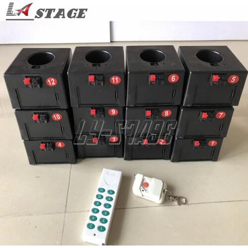 D10 D12 Cold Firework Ignition Machine Wireless Remote Pyrotechnics Receiver Stage Equipment Fountain System