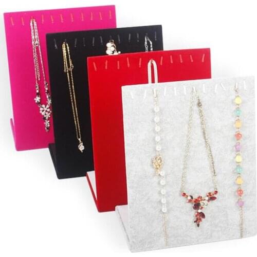 Necklace Pendant Display Stand Women Jewelry Organizer Holder Storage Case Bracelet Display Rack Jewellery Display Stand