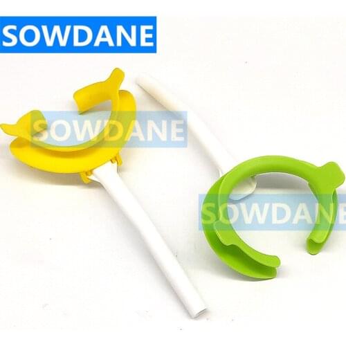 Dental 3D Mouth Opener Lip Cheek Retractor With Strong Suction Tubes Duckbill Evacuation Suction Tube Autocalve 134°C 11mm dia