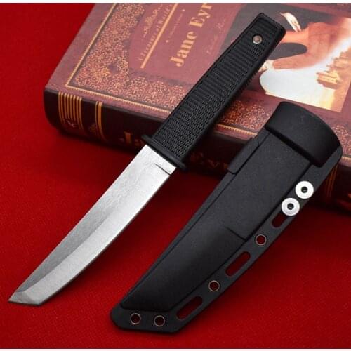Cold Steel High Hardness Fixed Blade Tactical Hunting Knife Survival Gear Straight Knives 440C Steel Combat Tool