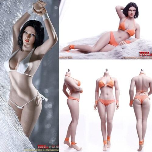 27.8CM TBLeague S28A S29B 1/6 Female Seamless Plump Body Micro Girl Pale/Suntan Skin Fat Body with Stainless Steel Skeleton