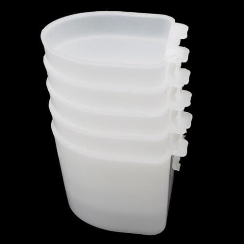 10 Pcs Removable Feeder Pet Bird Container Parrot Hanging Automatic Feeder Bird Feeder Starling Tiger Skin Peony Bird Tools