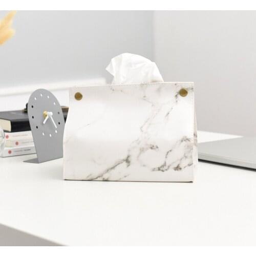 10pcs/Lot Baby Tissue Paper Box Wet Wipes Box Small Tissue Box Holder For PaperTowels Marble Small House Shape Decorative ZCJ002