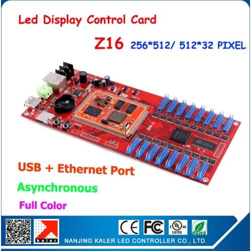 Promotion !! Kaler Z16 Video LED display card full color led screen video card network communication controller led control card