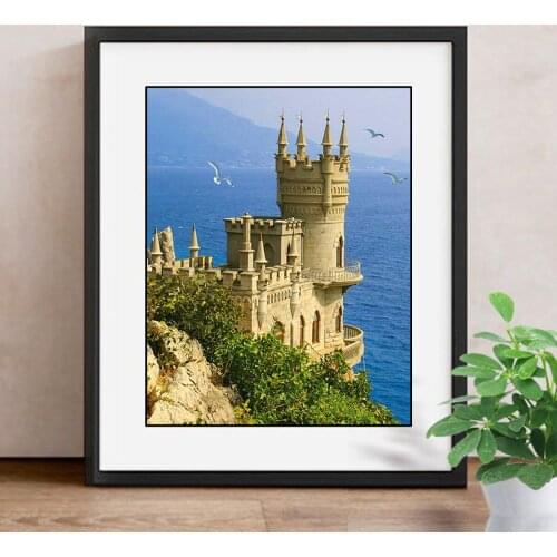 Diamond Mosaic Sea 5D DIY Diamond Painting Cross Stitch Full Square Landscape Picture Of Rhinestone Decor Home