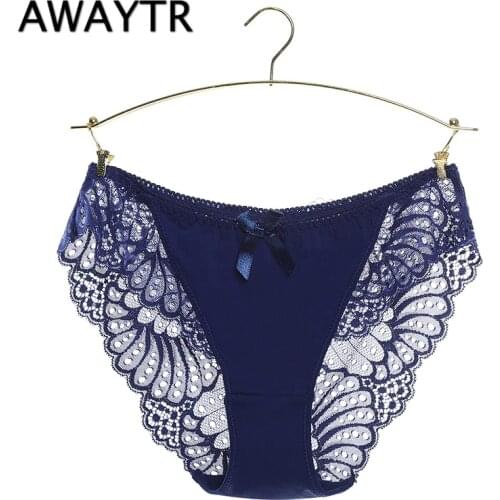 AWAYTR Womens Black Panties