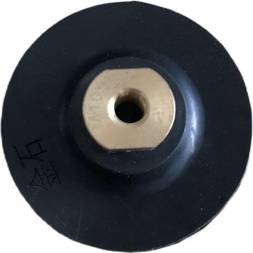 3 Inch 80MM Black Flexible Soft Rubber Back-Up Pad backer of polishing pad For Polishing Pads