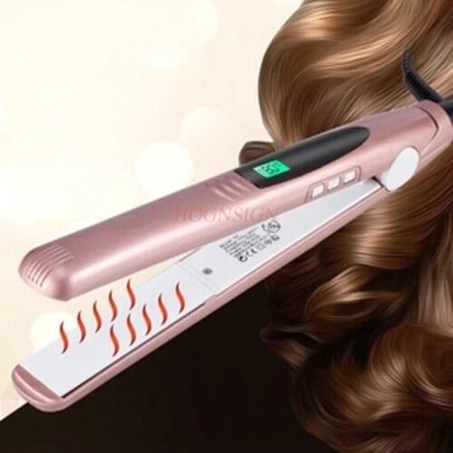 Plywood straight hair curly hair dual-use buckle mini female straight plate clip air bangs straight hair electric bar ironing bo