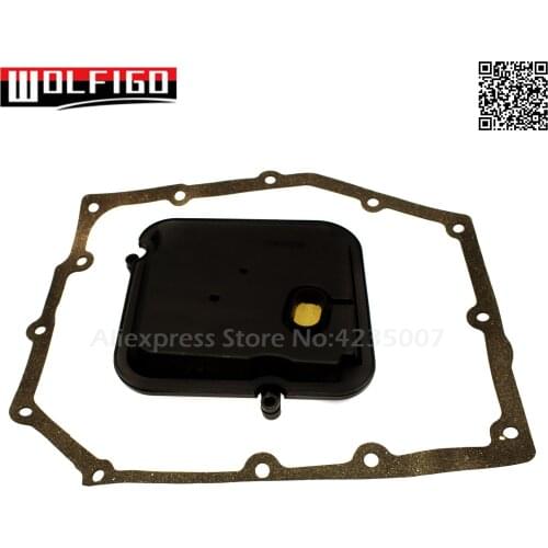 WOLFIGO New 42RLE Transmission Filter Oil Pan Gasket For Jeep Liberty Wrangler Dakota 52852913AA, 52852913AB, 68059549AA
