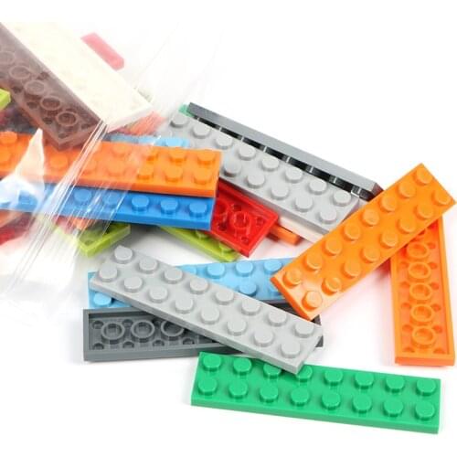 2*8 Long brick 100g/lot DIY Building Bricks Parts Compatible With Designer Toys Model Building Blocks Toys