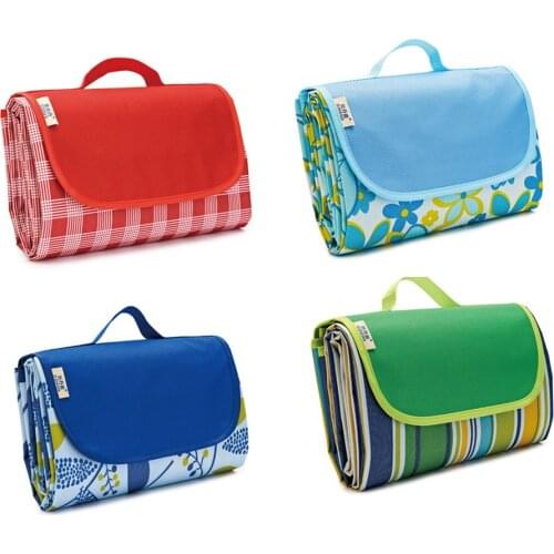 Outdoor Traveling Crash Picnic Pad Cloth Beach Mats Outing Oxford Picnic Mat Moisture-Proof Grassland Mat