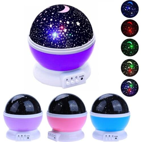 Colorful Romantic Cosmos Star Master LED Light Projector Lamp Night Light Decoration For Home Party Rotating Sleep LED USB