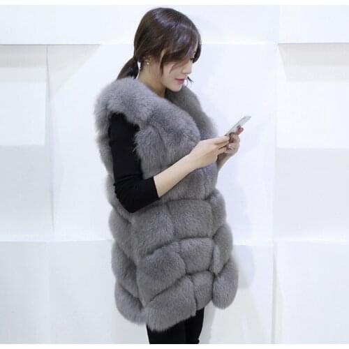 KRASOTA Women's Fur Vests
