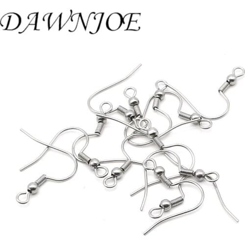 20x20mm High Quality Stainless Steel Earrings Hook Fittings Connector DIY Making Jewelry Earrings Supplies Finding