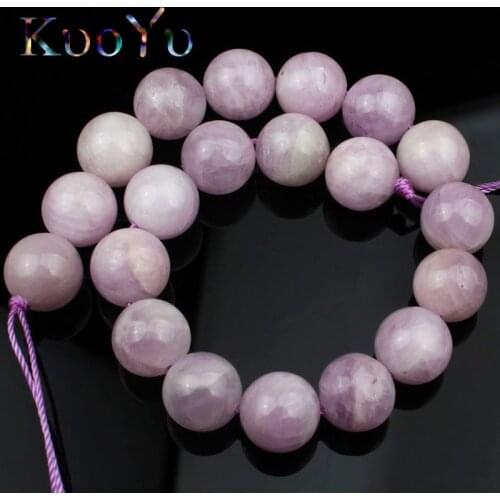 Natural Gem Kunzite Purple Spodumene Stone Beads High Quality Loose Spacer Beads For Jewelry Making Diy Yogo Bracelets 8 10 12mm