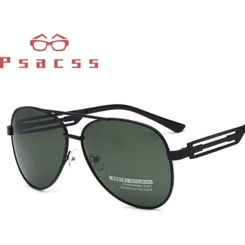 Psacss Polarized Pilot Vintage Sunglasses Men Luxury Brand Designer Sun Glasses Male Fashion Driving Goggles gafas de sol hombre