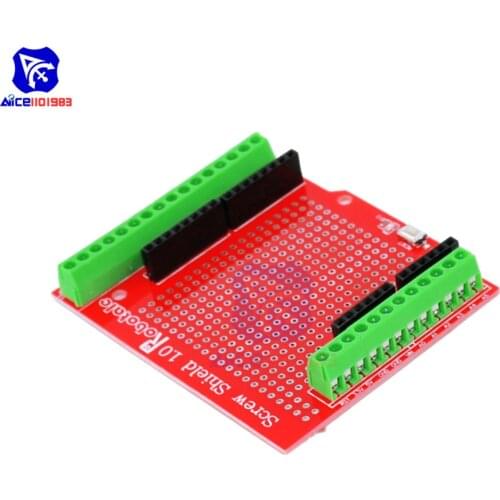 Diymore Prototyping Board PCB Bare Board Universal Extension Board Screw Shield for Arduino