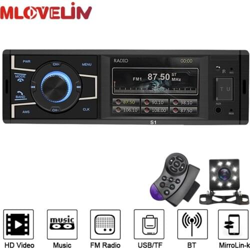 MLOVELIN 3.2'Steering wheel controls USB TF Card Radio Car Multimedia MP5 MP3 Player AUX BT Multimedia