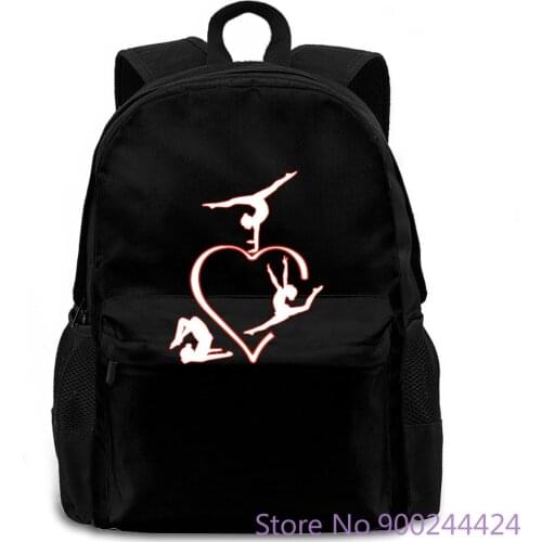 Great for Gymnastics Lover. for Daughter/Girls Cheap Sale Brand Korean Hiphop women men backpack laptop travel school adult