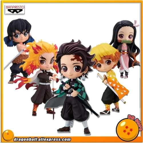 SALE0a "Demon Slayer" Original Banpresto Q posket Collection Figure - Tanjiro Kamado NEZUKO Zenitsu Agatsuma Inosuke Kyojuro