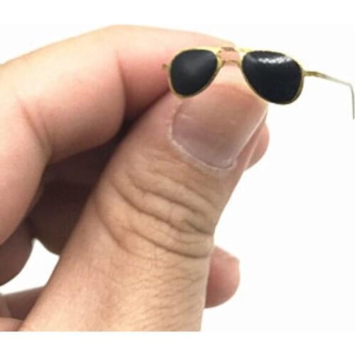1/6 Scale Soldier U.s. Army Sunglasses Pilot Glasses Toad Mirror Fits 12 Inch Movable Doll Toy Model