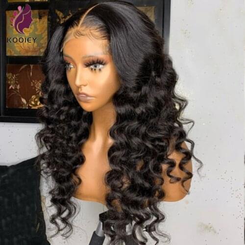 Loose Wave 13x4 Lace Front Human Hair Wigs For Women 5x5 Silk Top Lace Closure Wig HD Lace Front Wig Remy Loose Wave Frontal Wig