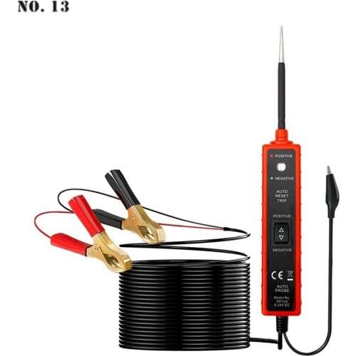 6-24V DC Car Electric Circuit Tester Vehicle Diagnostic Testing Tool Digital Voltage Tester with Short-circuit Protection Tool