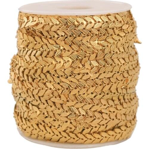 1 Meter Stainless Steel Cable Chain Bulk Arrow Aircraft Carving Leaf Chain Anklet Necklace Diy Jewelry Findings Wholesale