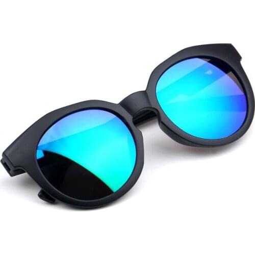 2@# Uv400 Protection Car Childrens Sunglasses Boy Girl Cute Colorful Reflection Shape Round Sunglasses Kids Vintage Sunglasses