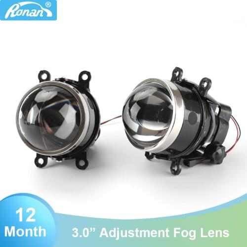 3.0'' Adjustment BiXenon Fog projector lens Light D2H H11 Lamps