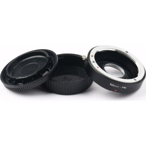 AI-PK Adapter Ring Concept High precision Lens Mount Adapter Ring for Nikon Lens to Pentax PK Mount Adapter with Glass rear cap