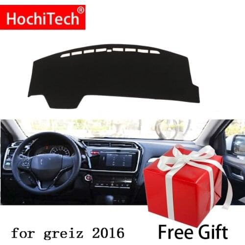 For honda greiz 2016 Right and Left Hand Drive Car Dashboard Covers Mat Shade Cushion Pad Carpets Accessories