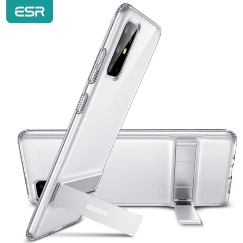 ESR Case for 2020 Samsung Galaxy Note 20 S20 Plus/Ultra Soft TPU Bumper Stand Case Foldable Metal Kickstand Vertical Cover Case