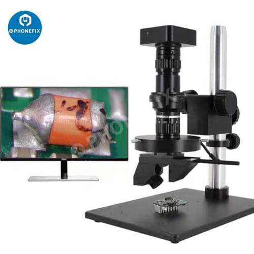 High Definition 2K 3D 2D Switchable Intelligent Digital Microscope with 21MP HDMI Video Camera LED Light For Phone PCB Repair
