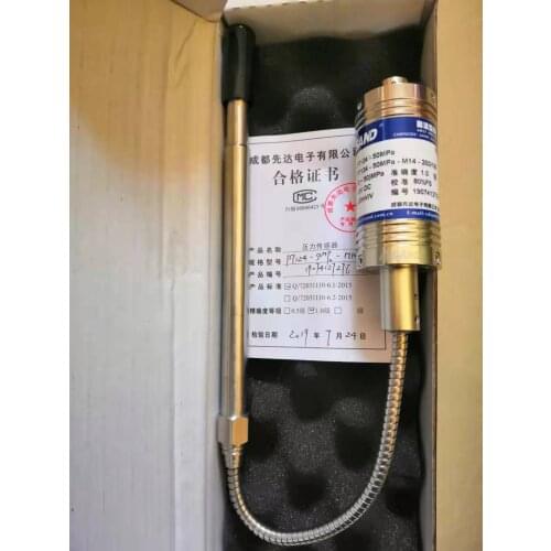 High Temperature Melt Pressure Sensor/Transmitter PT124-50MPA-M14-200/180