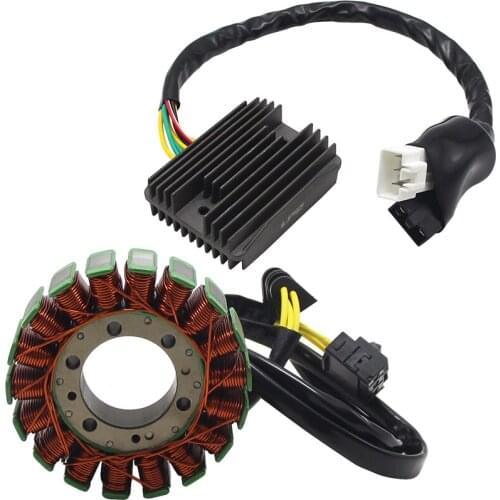 Motorcycle Stator Coil& Regulator Rectifier For Honda CBR1100XX Blackbird 2001 2002 2003 2004-2006 31600-MAT-D51 31120-MAT-E01