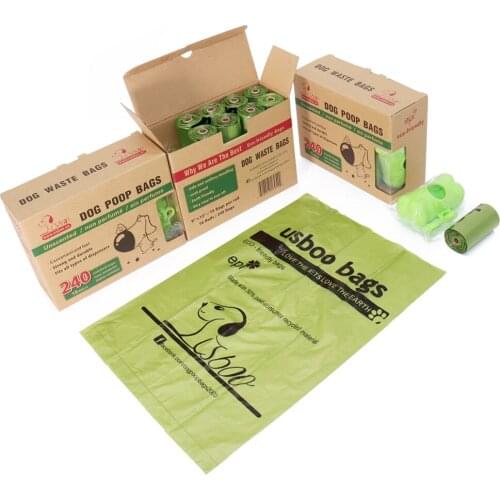 Pet Dog Poop Bags Dispenser Collector Scoop Holder Puppy Cat Pooper Scooper Bag Small Rolls Outdoor Clean Pets Supplies