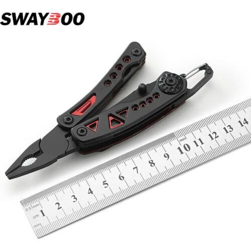 Swayboo Multi-functional Pointed Nose Pliers EDC Folding Tool Pliers Outdoor Pocket Mini Hand Tool With Folding Knife