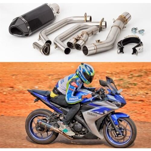Motorcycle Modified Stainless Steel Exhaust Pipe Muffler R25/R3 2014-2018 MT-03 2016-2020 MT03