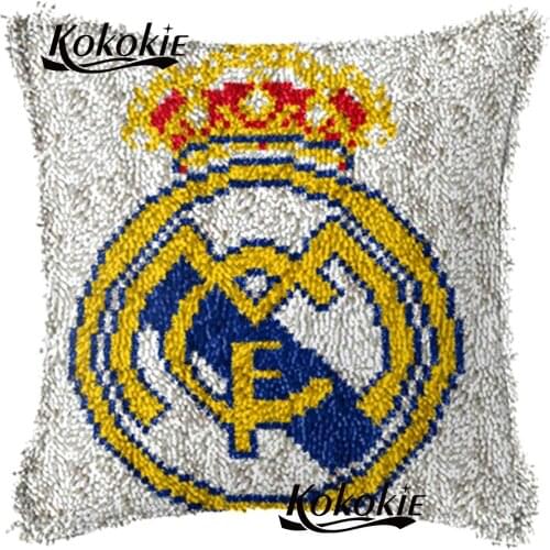 Threads embroidery latch hook rug pillow making kits cross stitch sets sale Crocheting Rug Yarn embroider Needlework kits