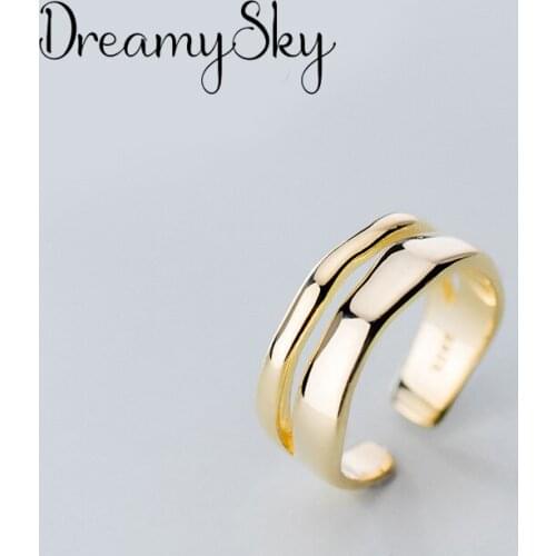 New Charming Open Chains Finger Ring for Women Vintage Boho Knuckle Party Rings Gothic Punk Jewelry Gifts for Girls 2020