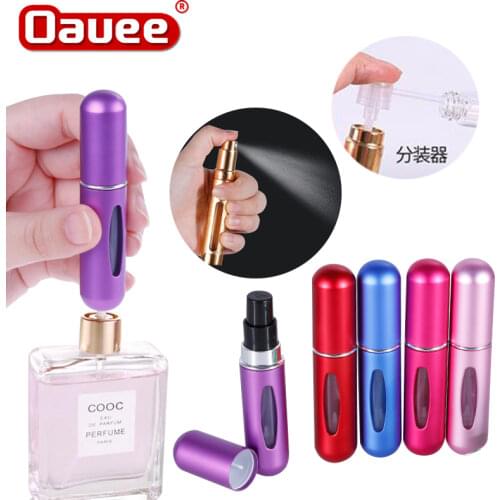 12ml Portable Mini Travel Perfume Bottle Atomizer Refillable Empty Spray Bottle for Women Men Spray Scent Aftershave