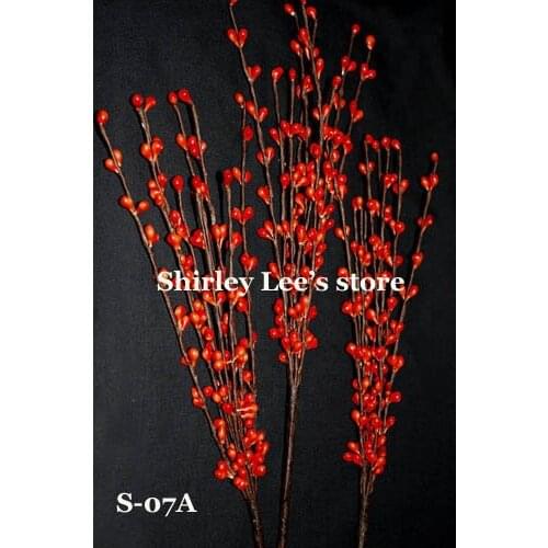 Wholesale--500 Primitive Picks, 13" Pip Berry Stem + ORANGE (Free Shipping by Express)