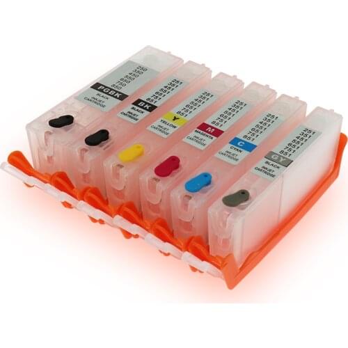 OYfame 6PCS PGI-150 CLI-151 Cartridge for Canon MG5610 MG6310 MG6610 MG7110 MG7510 IP8710 Printer with ARC chips