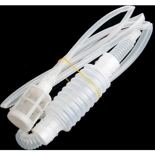 Plastic 1.8m Bar Sets Home Brew Syphon Pack For Wine Making Hand Knead Siphon Filter Food Grade Tube Transparent