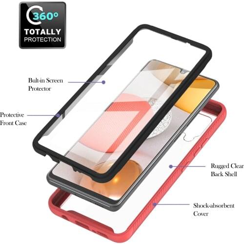 Lovely Screen Protector Phone Case For ajax Samsung A51 5G Aksesuar Bags Cases Galaxy case A42 5G A71 A72 A52 A32 Mobile Covers